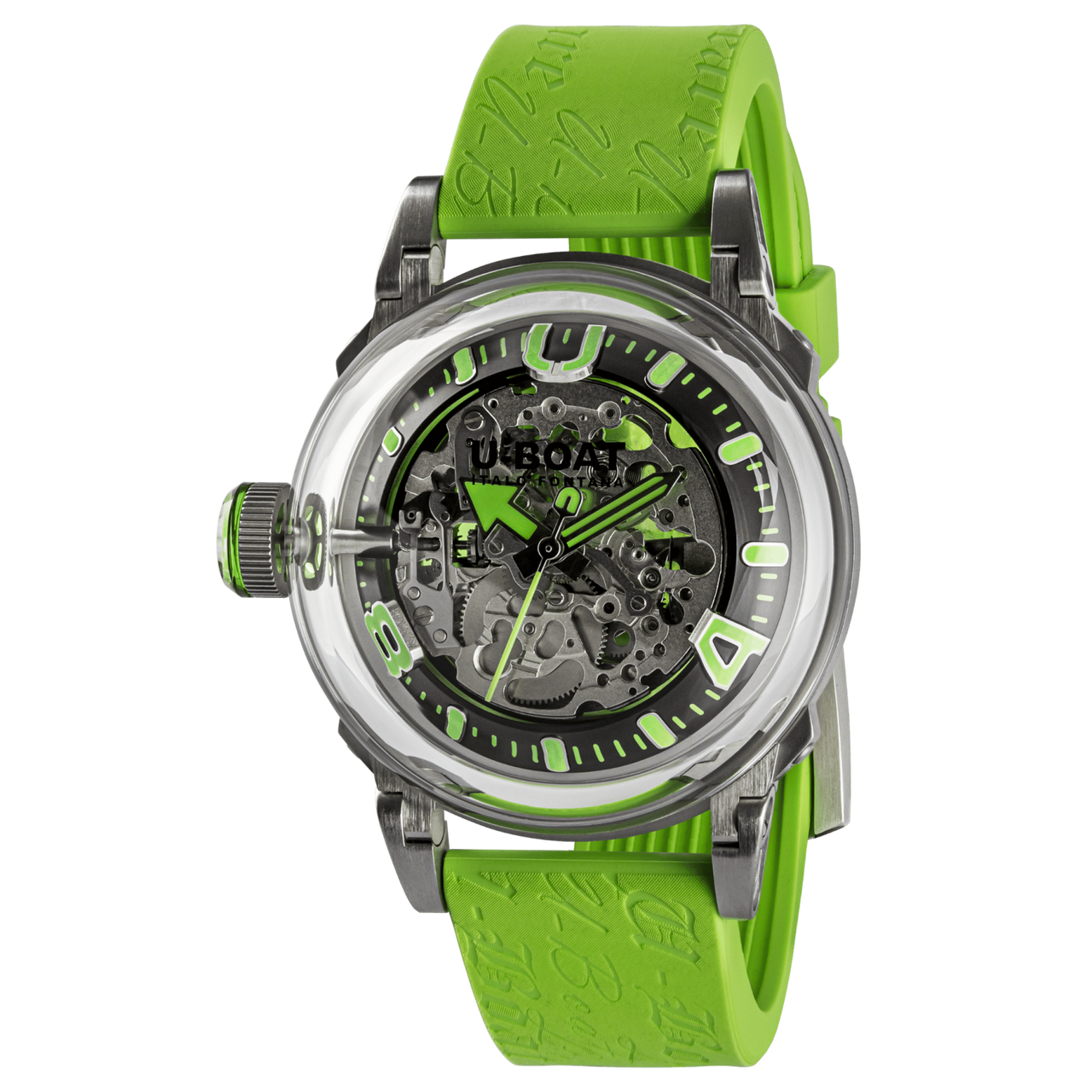U-Boat Men's Watch 44mm U-65 Automatic Green 3344