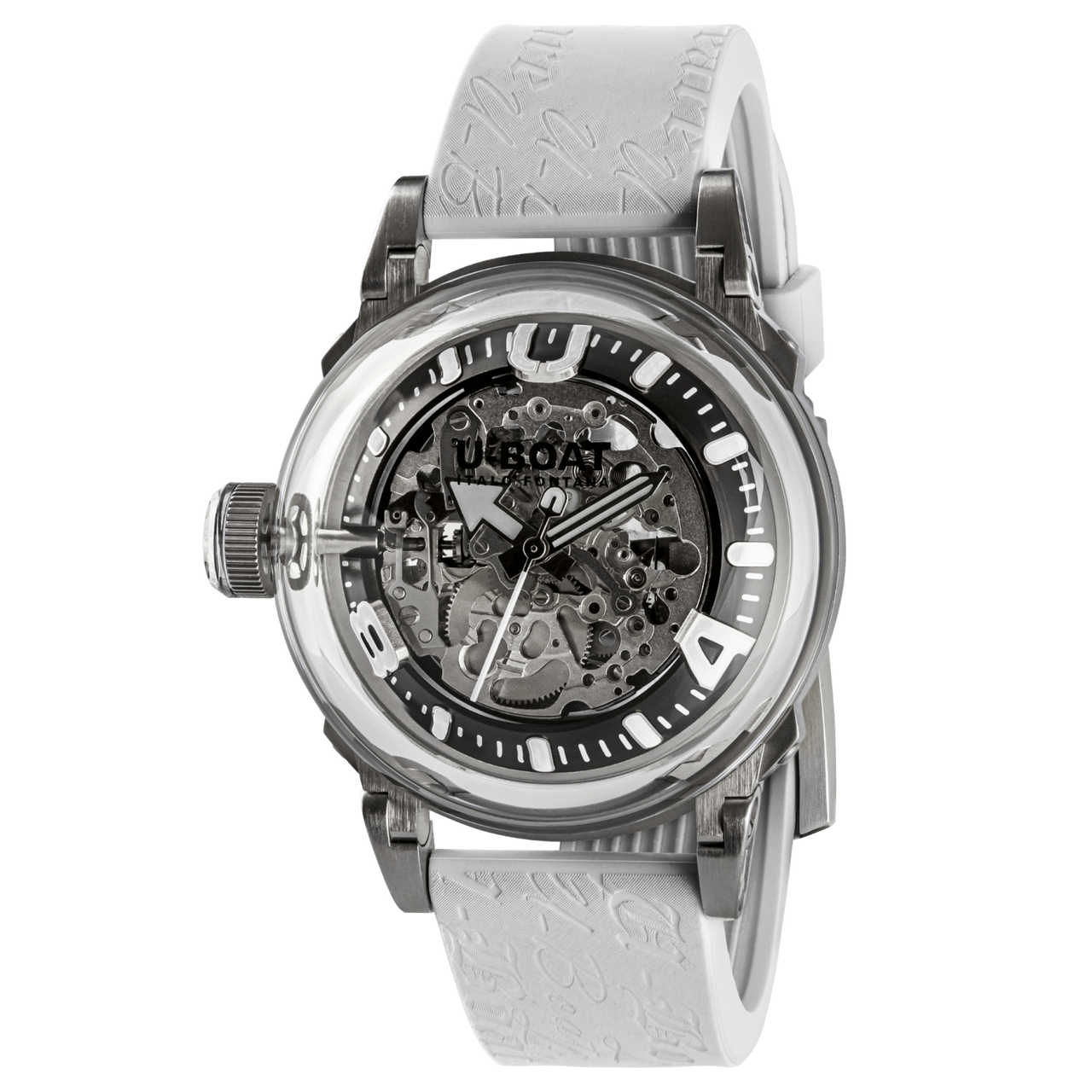 U-Boat Men's Watch 44mm U-65 Automatic White 3346