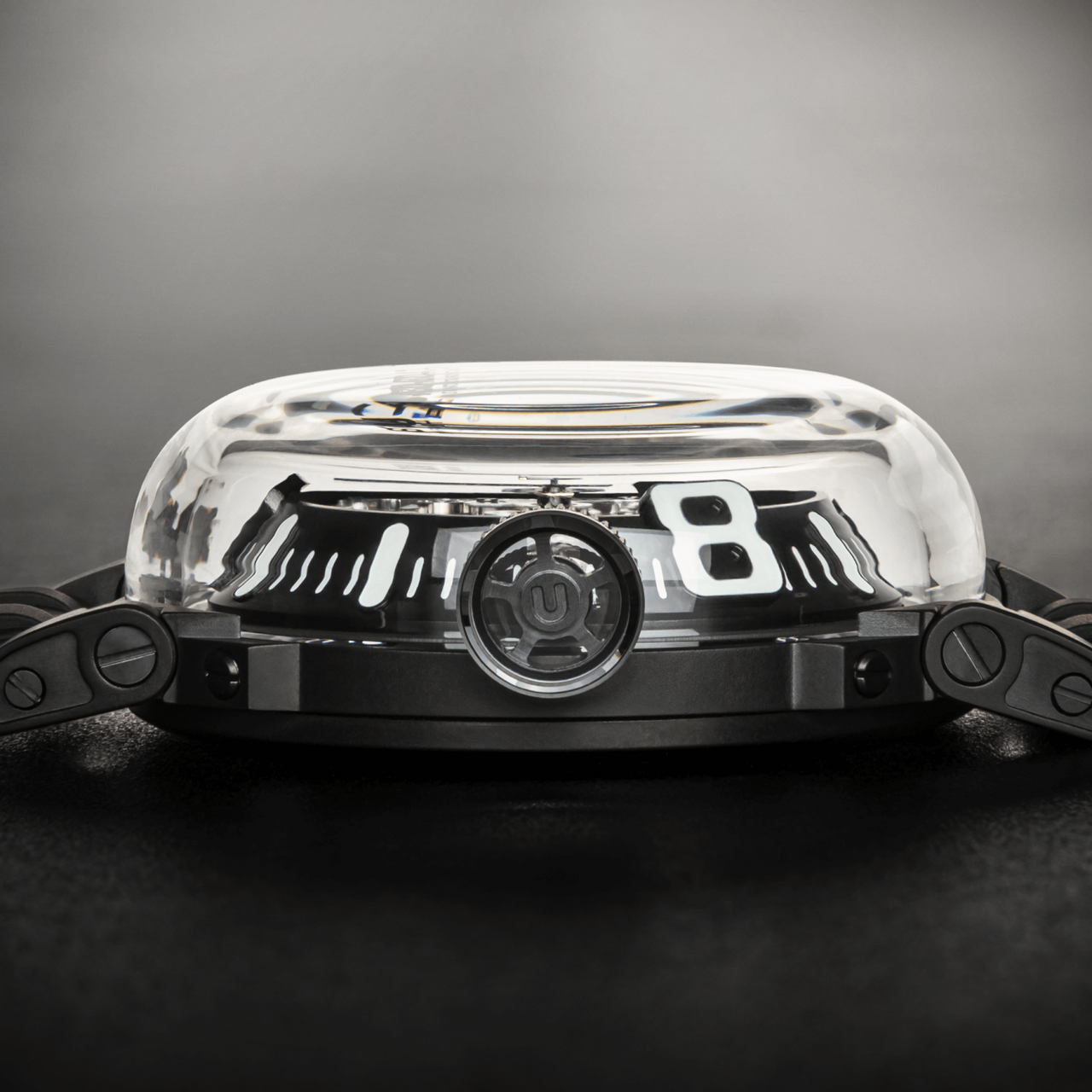 U-Boat Men's Watch 44mm U-65 Automatic Skeleton White 3349