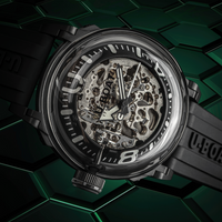 Thumbnail for U-Boat Men's Watch 44mm U-65 Automatic Skeleton White 3349