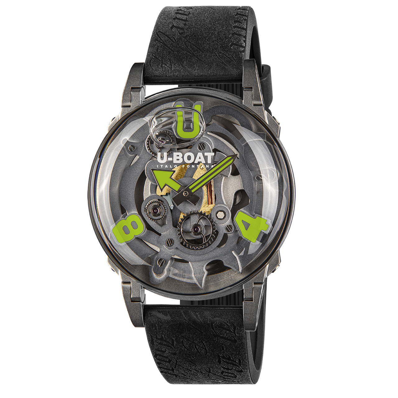 U-Boat Men’s Watch 44mm U-65 Black Green 3350