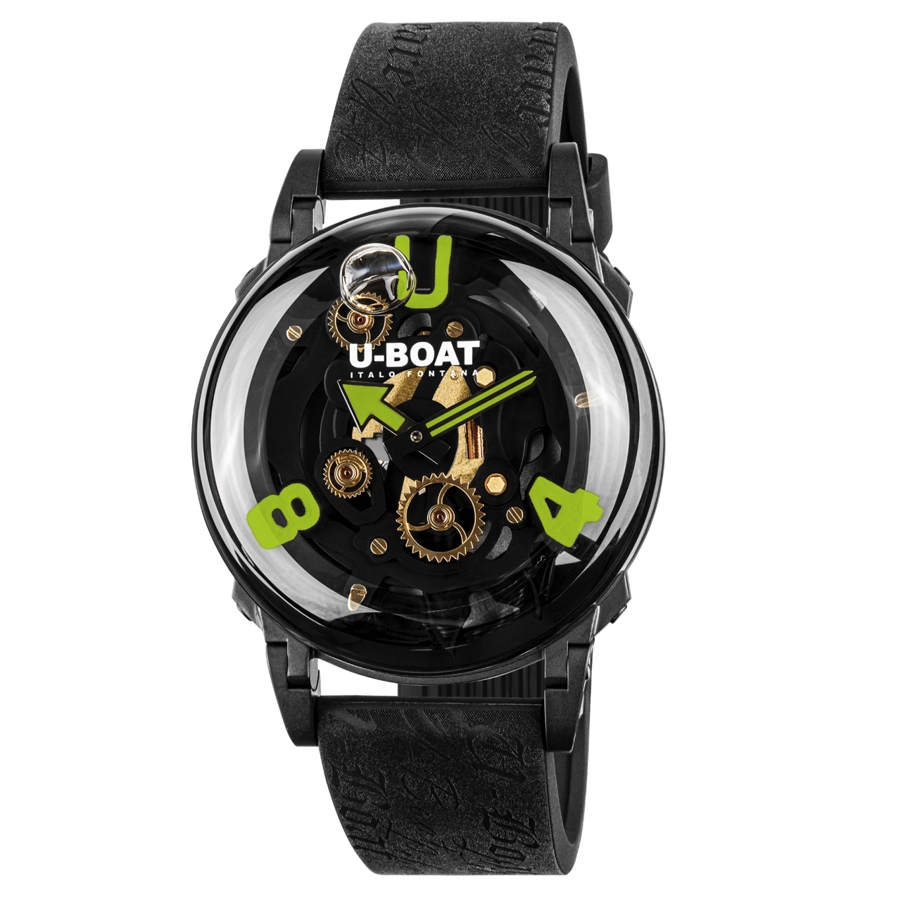 U-Boat Men's Watch 44mm U-65 Black Green 3351