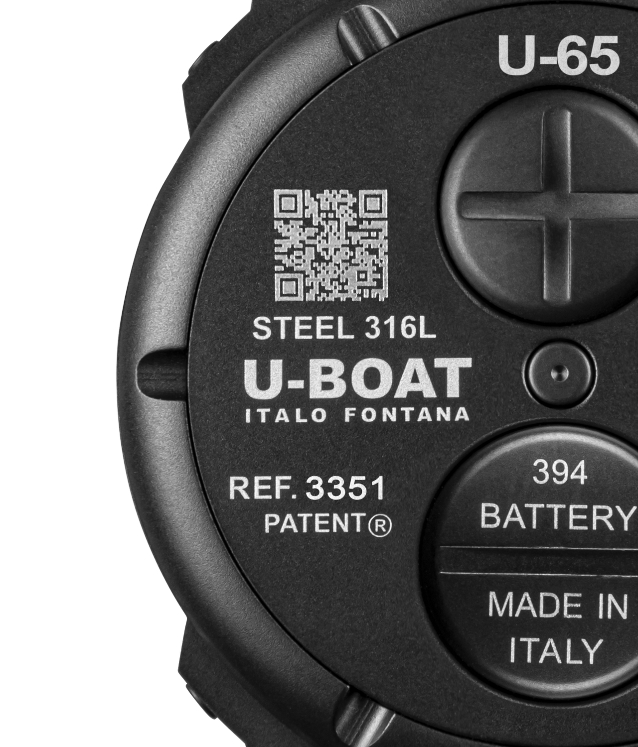 U-Boat Men's Watch 44mm U-65 Black Green 3351