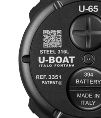 Thumbnail for U-Boat Men's Watch 44mm U-65 Black Green 3351