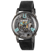 Thumbnail for U-Boat Men's Watch 44mm U-65 Black Turquoise 3352