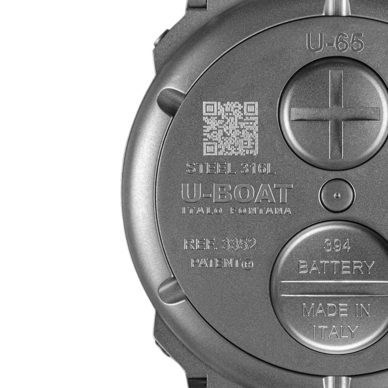 U-Boat Men's Watch 44mm U-65 Black Turquoise 3352