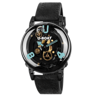 Thumbnail for U-Boat Men's Watch 44mm U-65 Turquoise Black PVD 3353