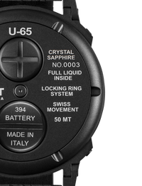 Thumbnail for U-Boat Men's Watch 44mm U-65 Turquoise Black PVD 3353