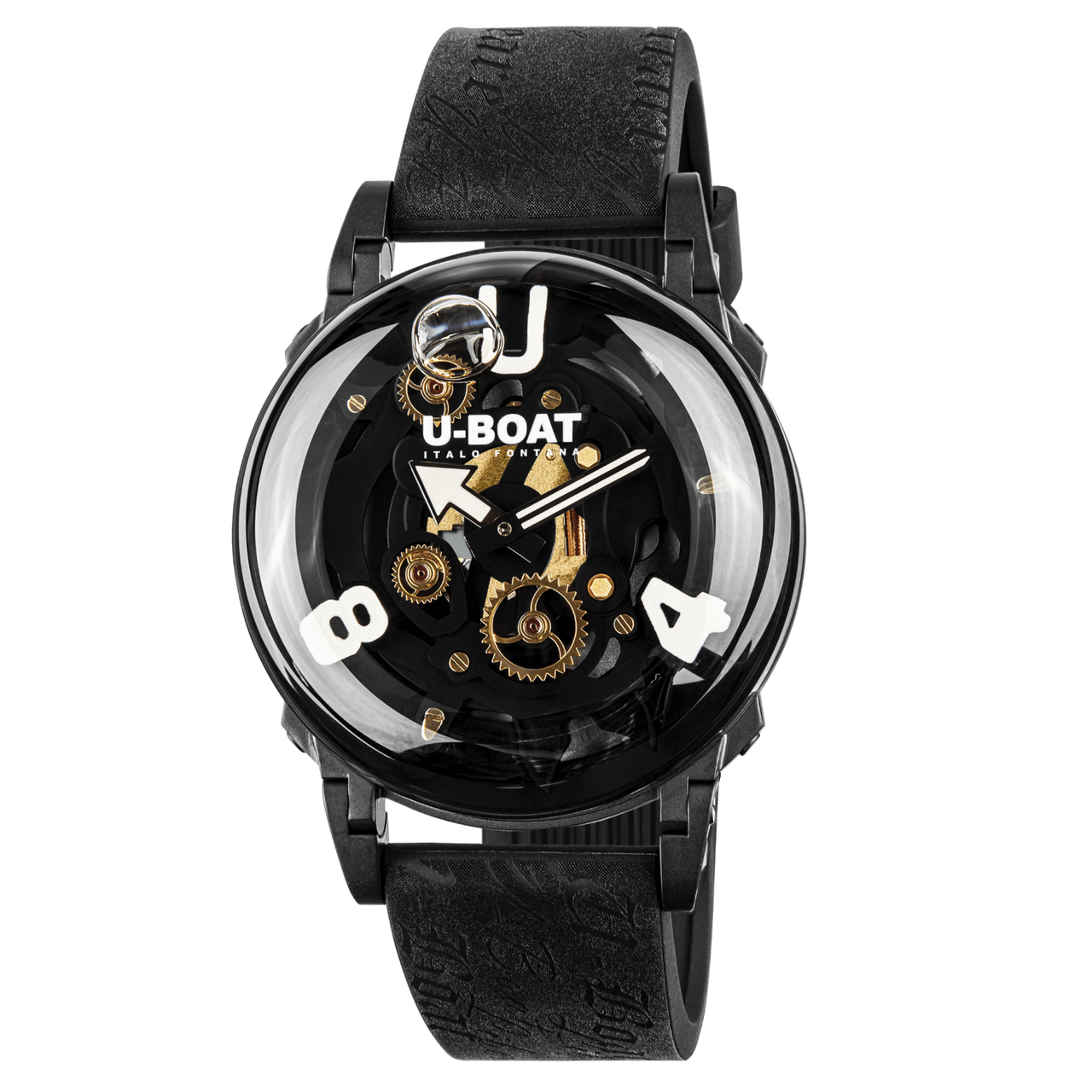 U-Boat Men's Watch 44mm U-65 Black PVD Stainless Steel 3355