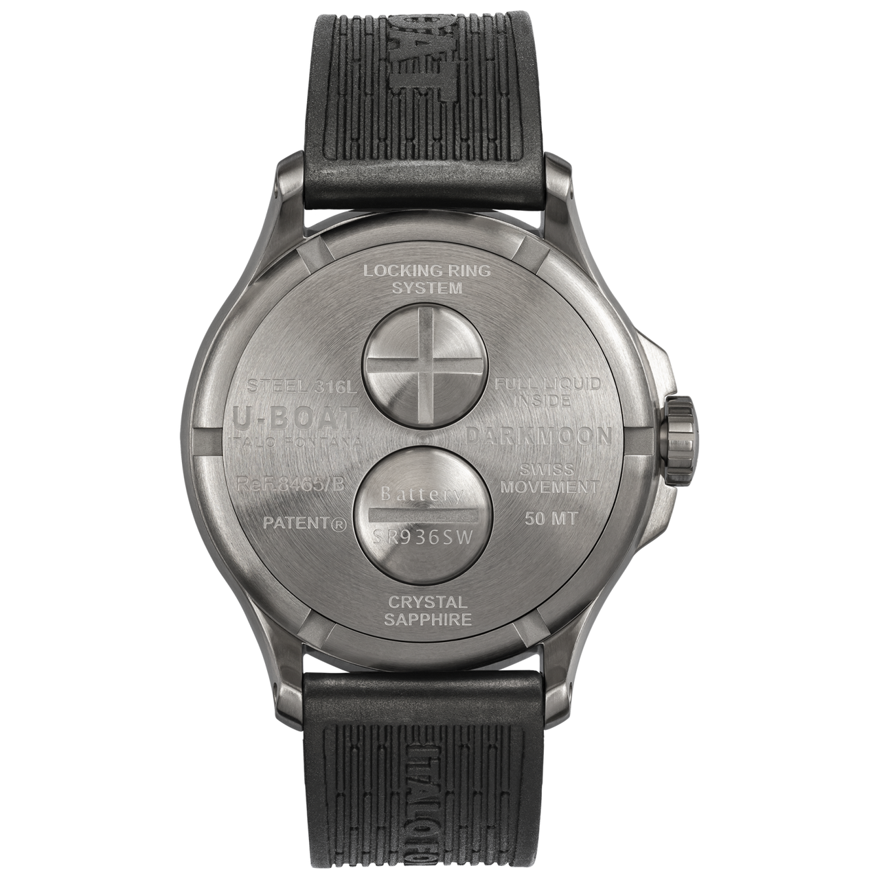 U-Boat Men’s Watch 45mm Darkmoon Oil Immersion Red 8465/B