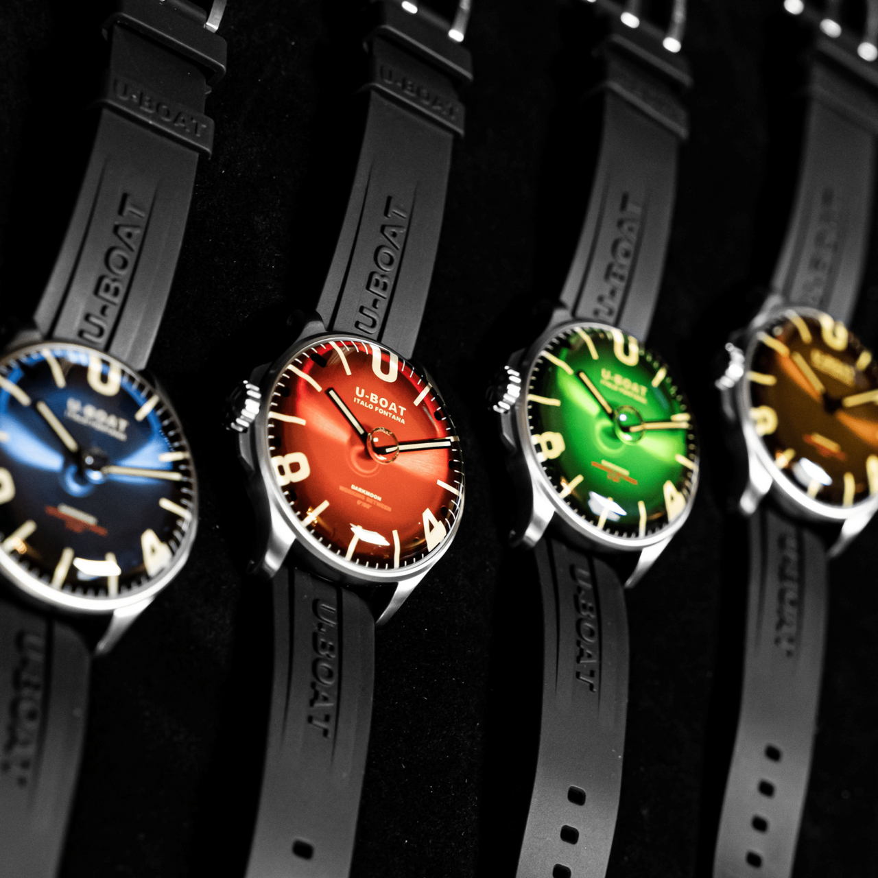 U-Boat Men’s Watch 45mm Darkmoon Oil Immersion Red 8465/B