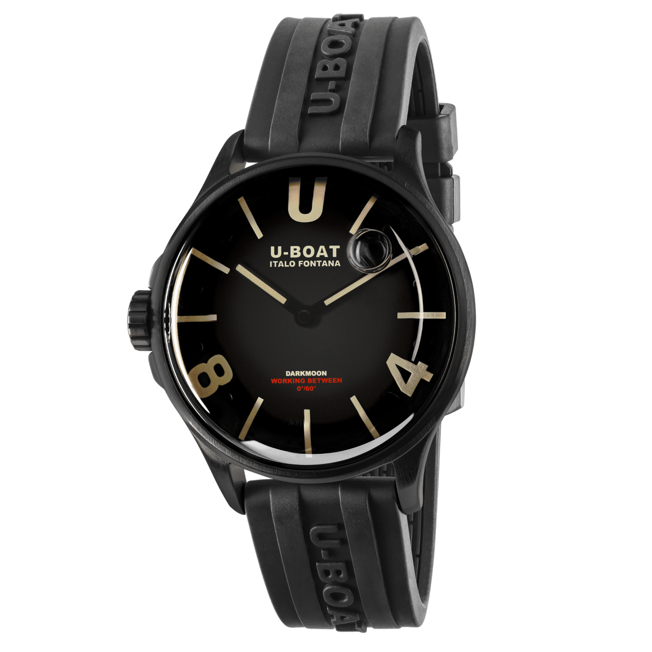 U-Boat Men’s Watch 42mm Darkmoon Oil Immersion Black 9019/B