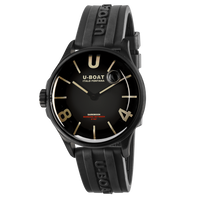 Thumbnail for U-Boat Men’s Watch 42mm Darkmoon Oil Immersion Black 9019/B
