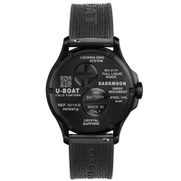 Thumbnail for U-Boat Men’s Watch 42mm Darkmoon Oil Immersion Black 9019/B