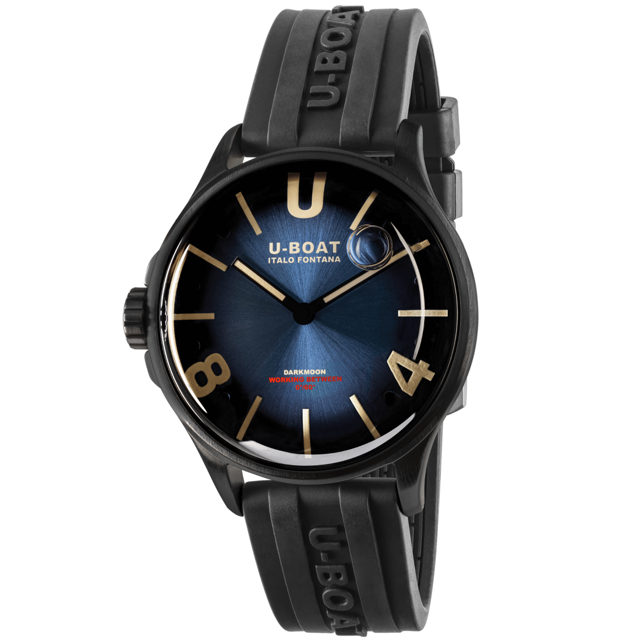 U-Boat Men’s Watch 42mm Darkmoon Oil Immersion Blue 9020/C