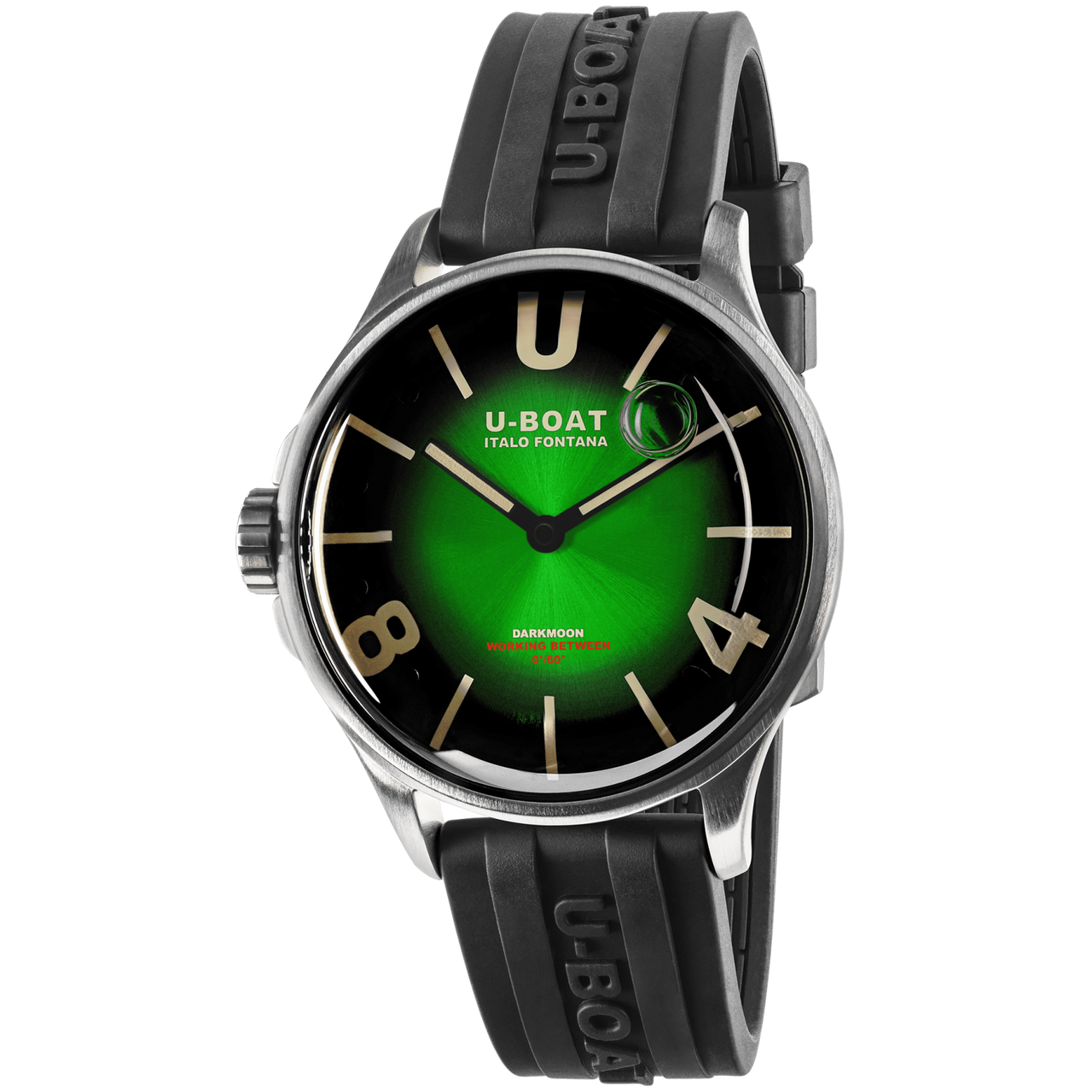 U-Boat Men’s Watch 42mm Darkmoon Soleil Oil Immersion Green 9502/B