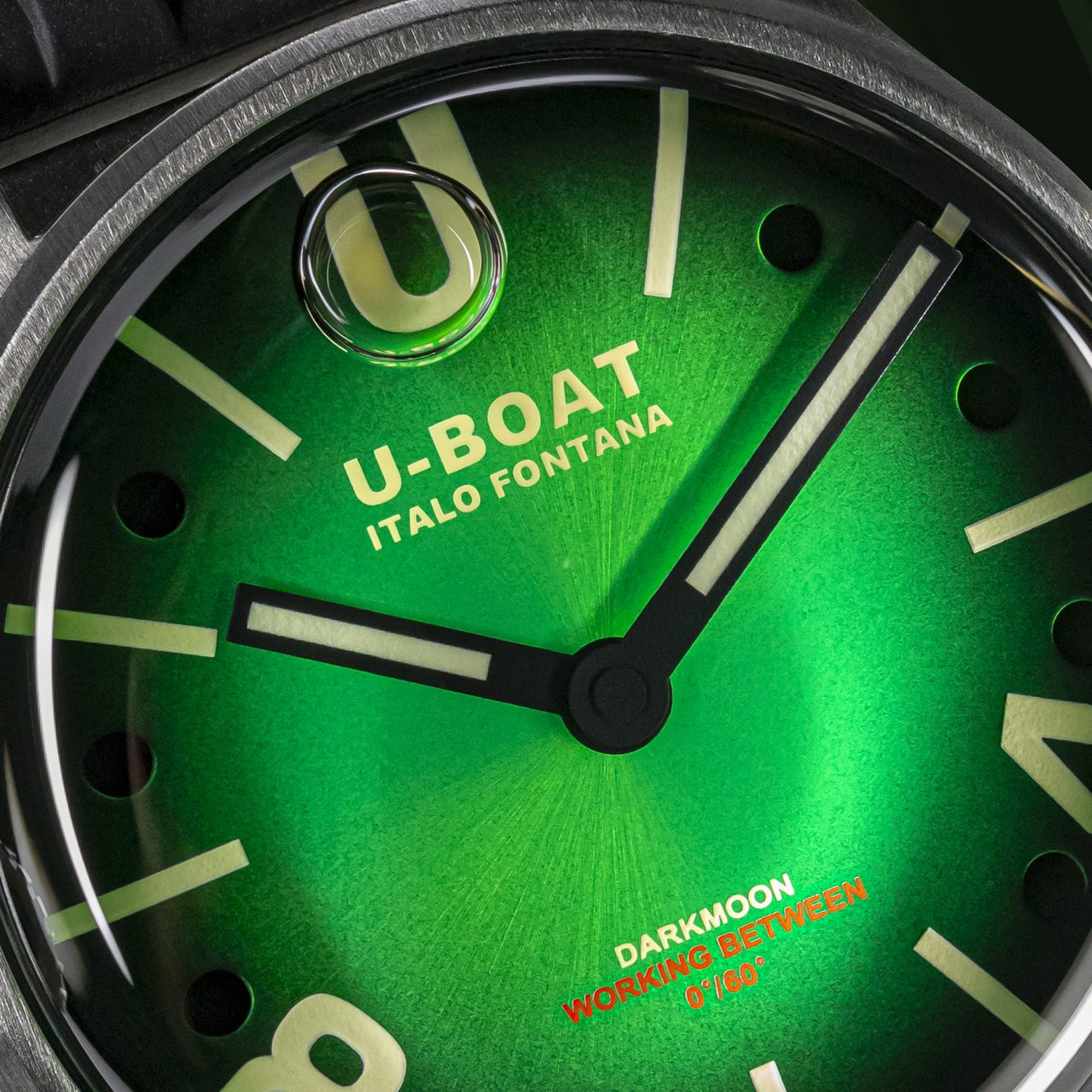 U-Boat Men’s Watch 42mm Darkmoon Soleil Oil Immersion Green 9502/B