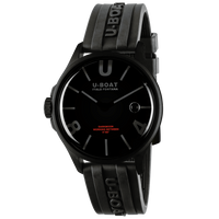 Thumbnail for U-Boat Men’s Watch 40mm Darkmoon Oil Immersion Black 9545