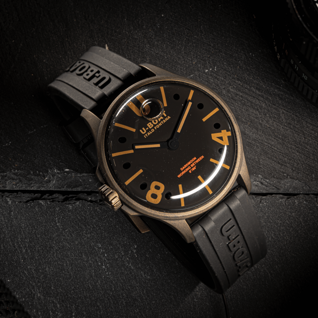 U-Boat Men’s Watch 40mm Darkmoon Vintage Oil Immersion Brown 9549