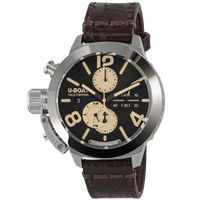 Thumbnail for U-Boat Men’s Watch 45mm Classico Tungsten Chronograph Black 9567/A