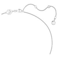 Thumbnail for Swarovski Una Pendant Heart Large Necklace White Rhodium Plated 5626176