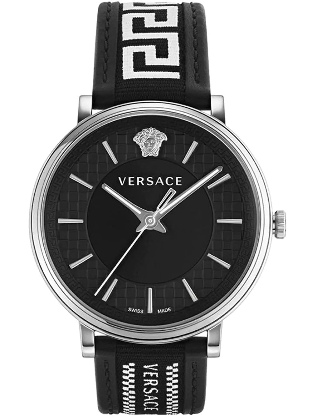 Versace Men's Watch V-Circle 42mm Black VE5A01321
