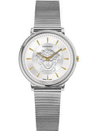 Thumbnail for Versace Ladies Watch V-Circle 38mm Silver VE8102019