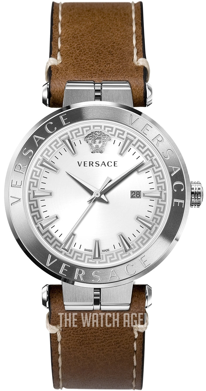 Versace Men's Watch Aion 44mm White Brown VE2F00121