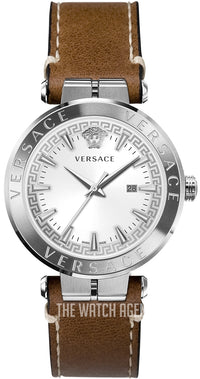 Thumbnail for Versace Men's Watch Aion 44mm White Brown VE2F00121