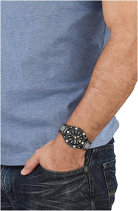 Thumbnail for Versace Men's Watch Greca Sporty Chronograph 46mm Black Silver VESO01022