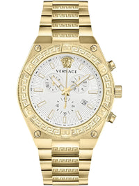 Thumbnail for Versace Men's Watch Greca Sporty Chronograph 46mm Gold VESO00822