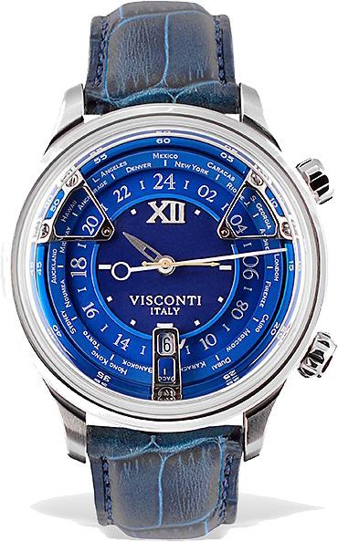 Visconti Watch Opera GMT Automatic 43.5mm Blue KW23-13