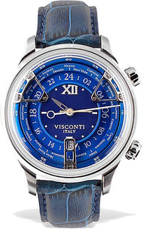 Thumbnail for Visconti Watch Opera GMT Automatic 43.5mm Blue KW23-13