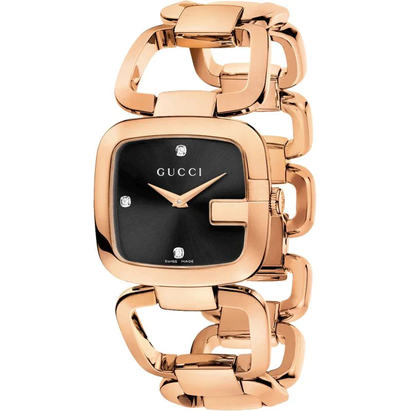 Gucci YA125409 Ladies G-Gucci Rose Gold Watch