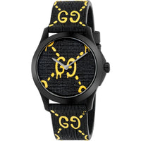 Thumbnail for Gucci Watch G-Timeless 38mm Ghost Black Yellow YA1264019