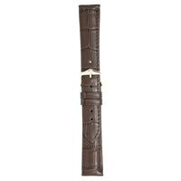 Thumbnail for Hirsch Watch Duke 18mm Long Dark Brown Leather Strap 01028010-1-18