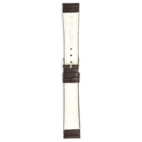 Thumbnail for Hirsch Watch Duke 18mm Long Dark Brown Leather Strap 01028010-1-18