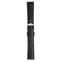 Thumbnail for Hirsch Watch Merino 18mm Long Black Leather Strap
