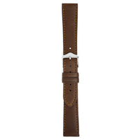 Thumbnail for Hirsch Watch Merino 18mm Long Brown Leather Strap