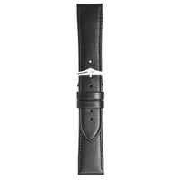 Thumbnail for Hirsch Watch Osiris 22mm Long Black Leather Strap