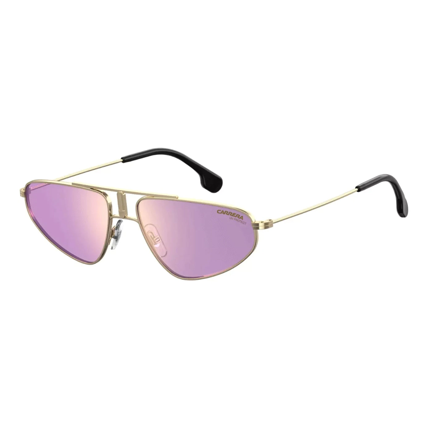 Carrera Unisex Sunglasses Angular Pilot Pink/Gold 1021/S S9E