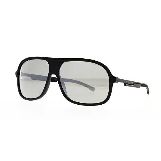 Boss by BOSS Men's Sunglasses Pilot Black/Silver 1200/N/S N6T T4