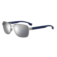 Thumbnail for Boss by BOSS Men's Sunglasses Browline Blue/Silver 1240/S 9T9/T4 60