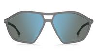 Thumbnail for Boss by BOSS Men's Sunglasses Angular Pilot Grey/Blue 1258/S RIW/3J