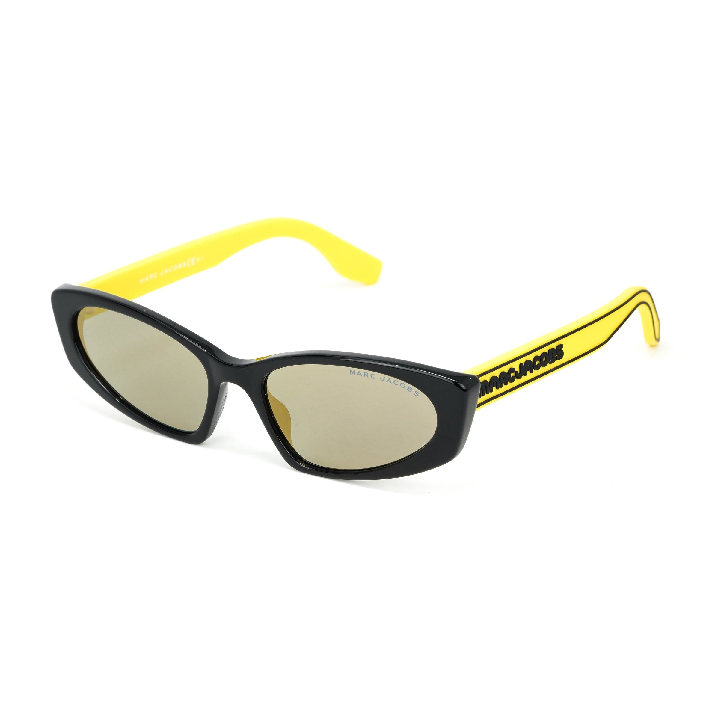 Marc Jacobs Women's Sunglasses Angular Black Yellow 356/S 40G
