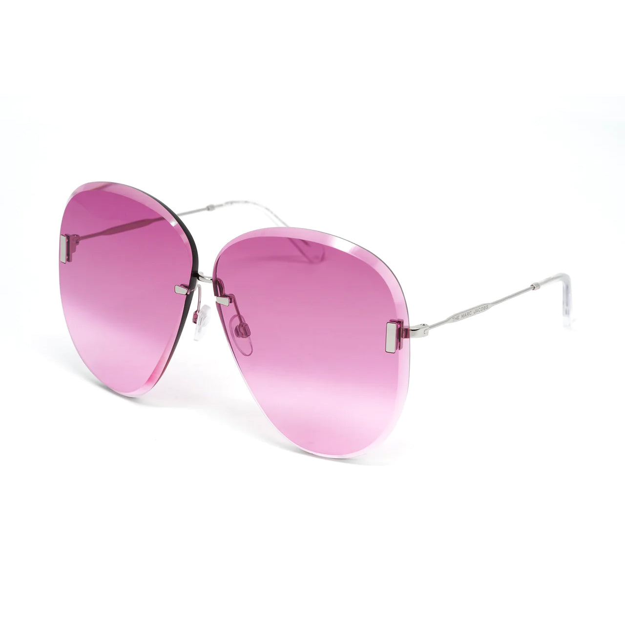 Marc Jacobs Women's Sunglasses Oversized Rimless Pink MARC 519/S 0109R