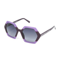 Thumbnail for Marc Jacobs Women's Sunglasses Oversized Hexagonal Purple MARC 521/S RY8