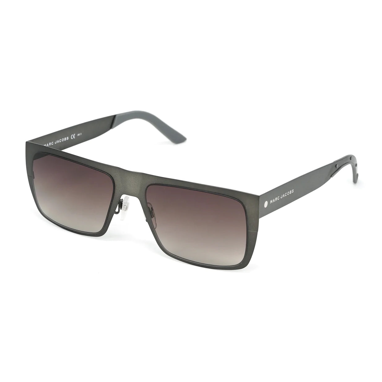 Marc Jacobs Men's Rectangular Sunglasses Flat Top Grey MARC 55/S R80/HA