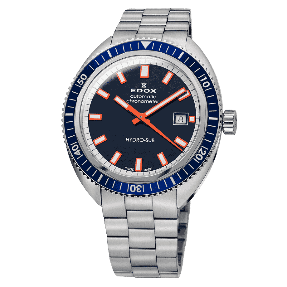 Edox Watch Hydro-Sub 1965 Chronometer Limited Edition Blue 80128-3BUM-BUIO