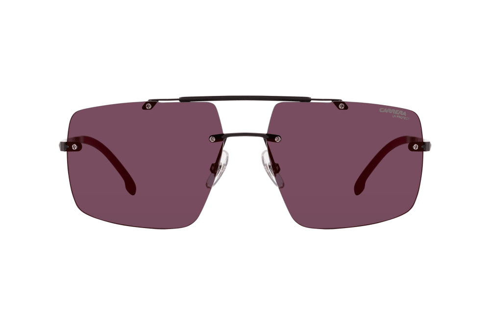 Carrera Men's Sunglasses Rimless Browline Red Mirror 8034/SE 003